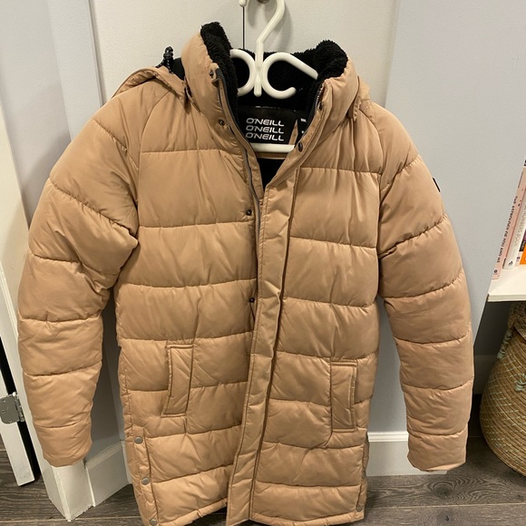 Beige O'Neill Women's Control Insulated Parka - Picture 5 of 5